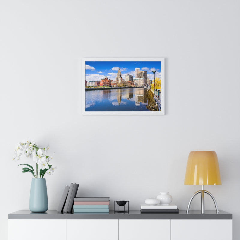 Downtown Providence - Premium Framed Horizontal Poster