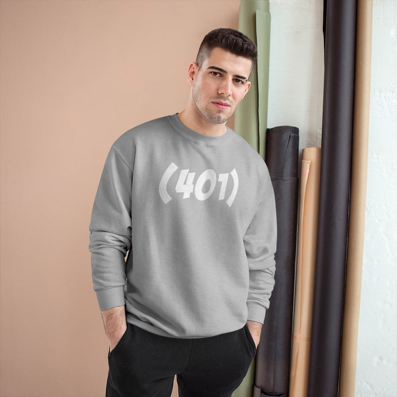401, RI - Champion Sweatshirt - Bold Font