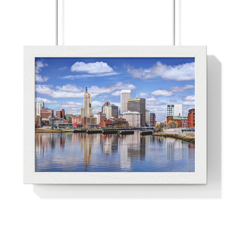 Downtown Providence Architecture - Premium Framed Horizontal Poster