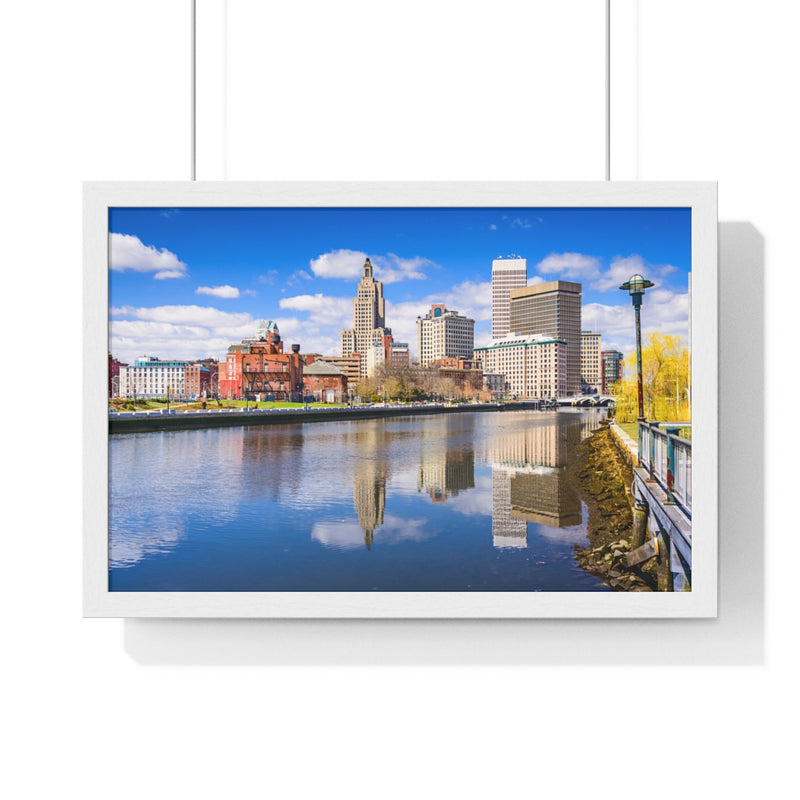 Downtown Providence - Premium Framed Horizontal Poster
