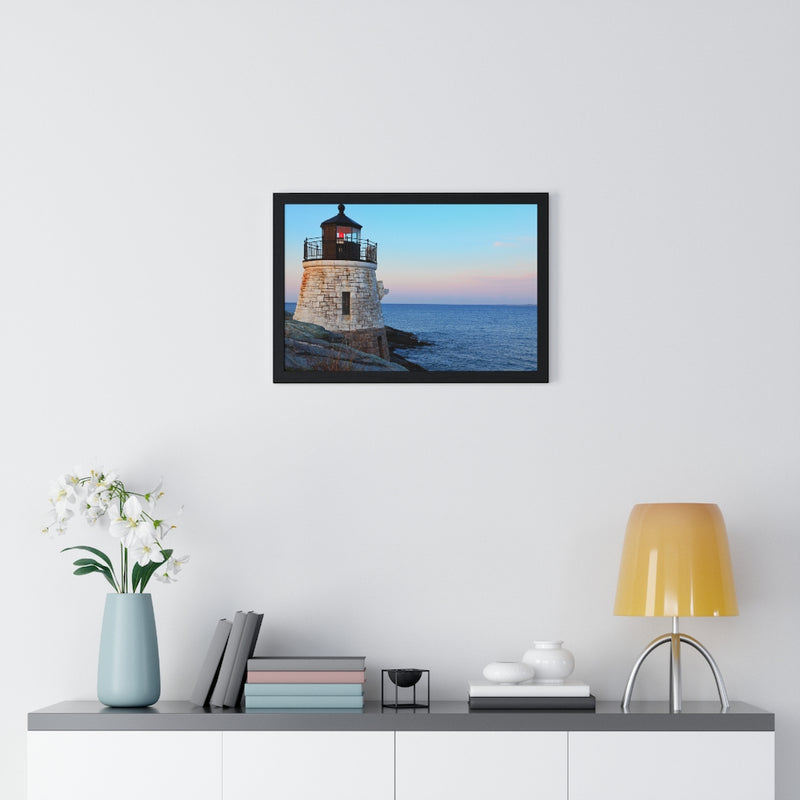 Castle Hill Lighthouse - Premium Framed Horizontal Poster