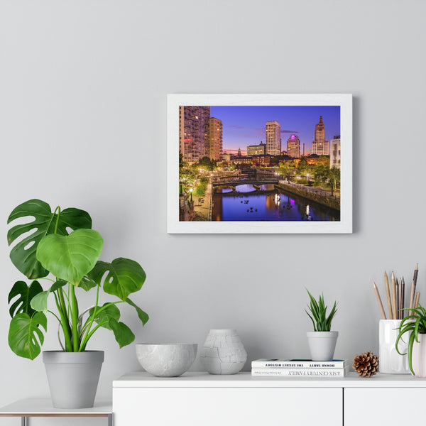 Providence Sunset - Premium Framed Horizontal Poster