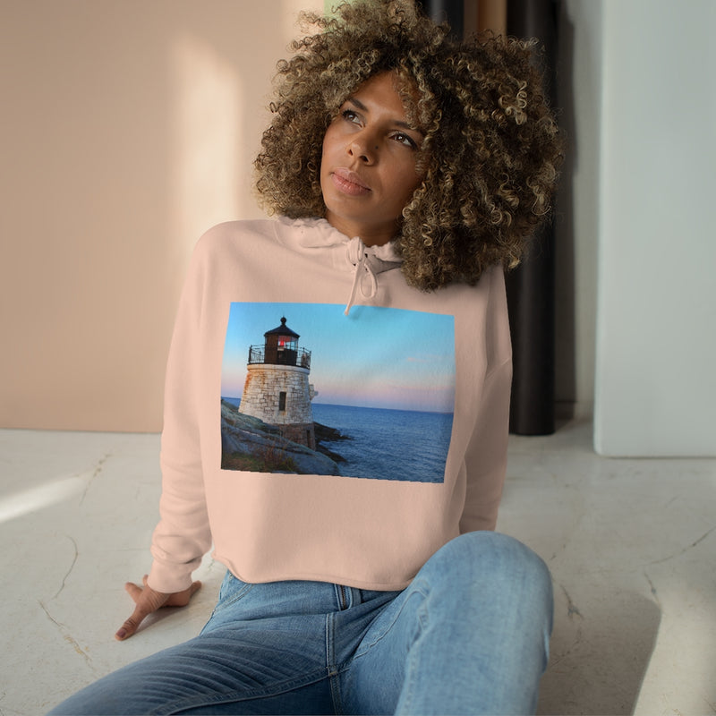 Castle Hill Lighthouse - Crop Hoodie