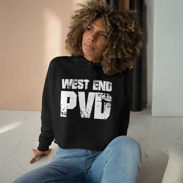 West End PVD Grunge - Crop Hoodie