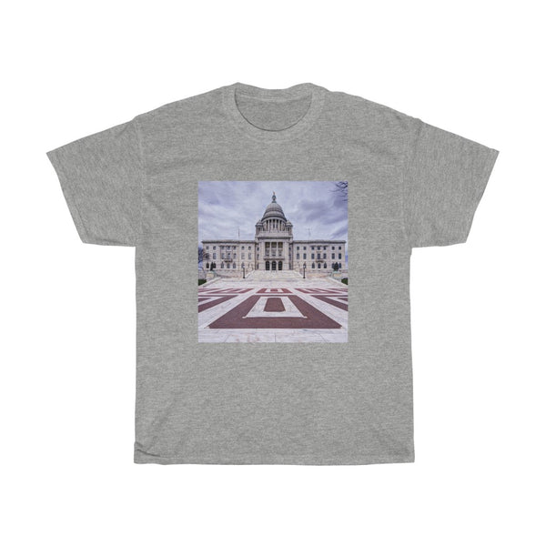 Rhode Island State House - Unisex Heavy Cotton Tee