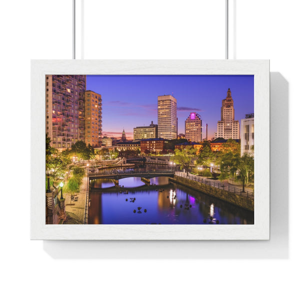 Providence Sunset - Premium Framed Horizontal Poster