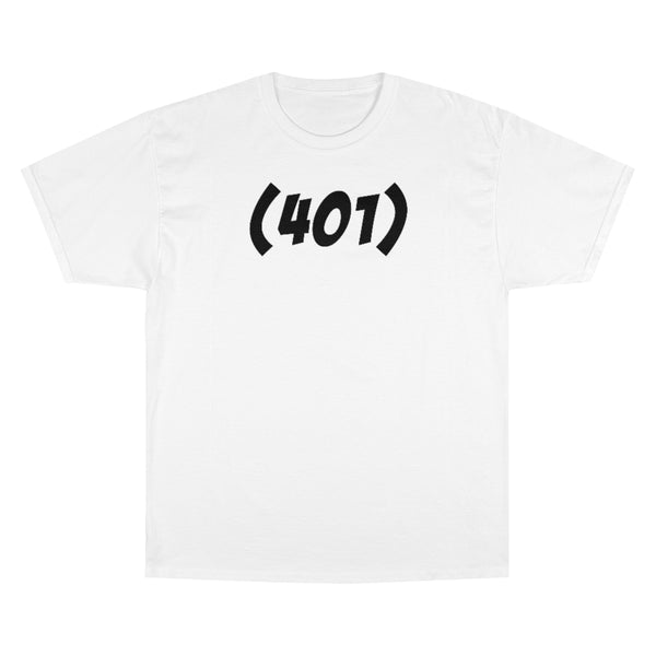 401, RI - Champion T-Shirt - Bold Font