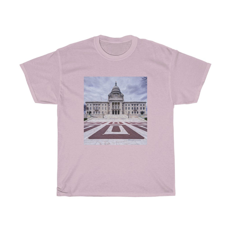 Rhode Island State House - Unisex Heavy Cotton Tee