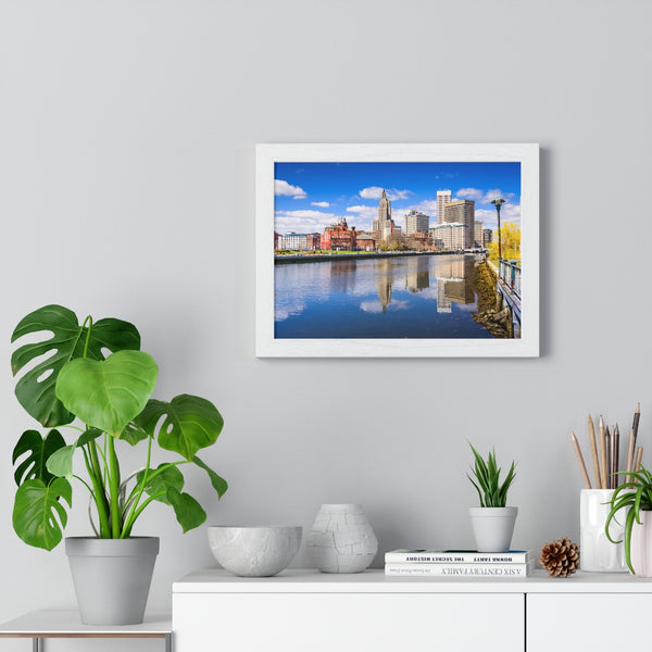 Downtown Providence - Premium Framed Horizontal Poster