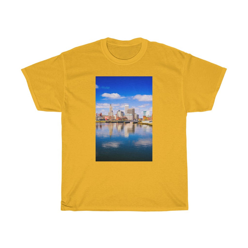 DownCity RhodeIsland - Unisex Heavy Cotton Tee