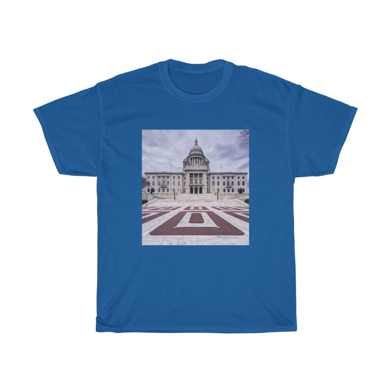 Rhode Island State House - Unisex Heavy Cotton Tee