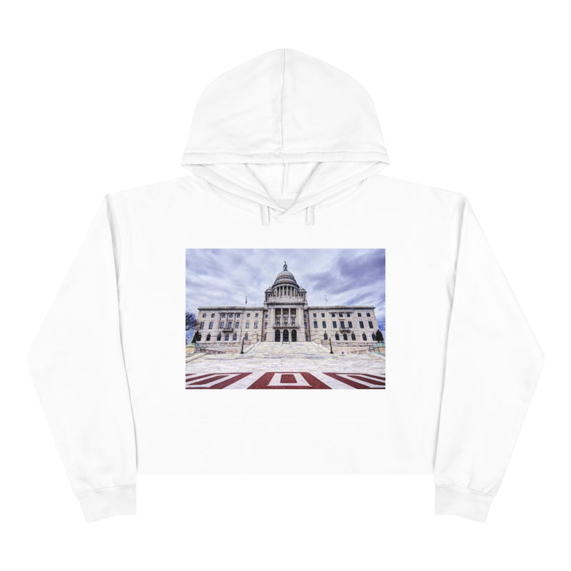 Rhode Island State House - Crop Hoodie